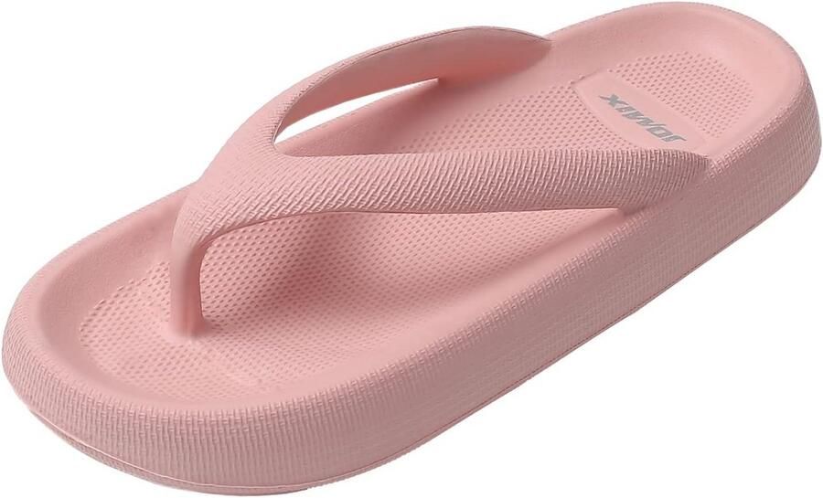 Dames Slippers met Dikke Zool Comfortabele Teenslippers voor Strand Zwembad en Huis