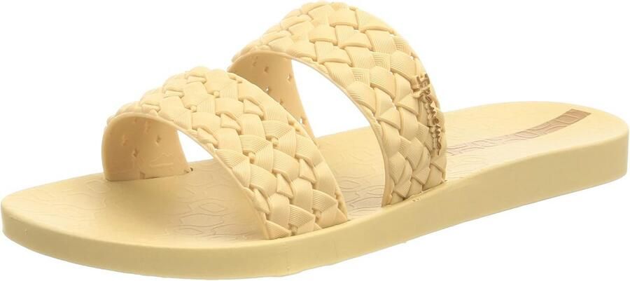 Dames Slippers met Elegante Riemen en Plateauzool