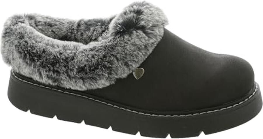 Dames Slippers met Faux Fur en Geheugenfoam
