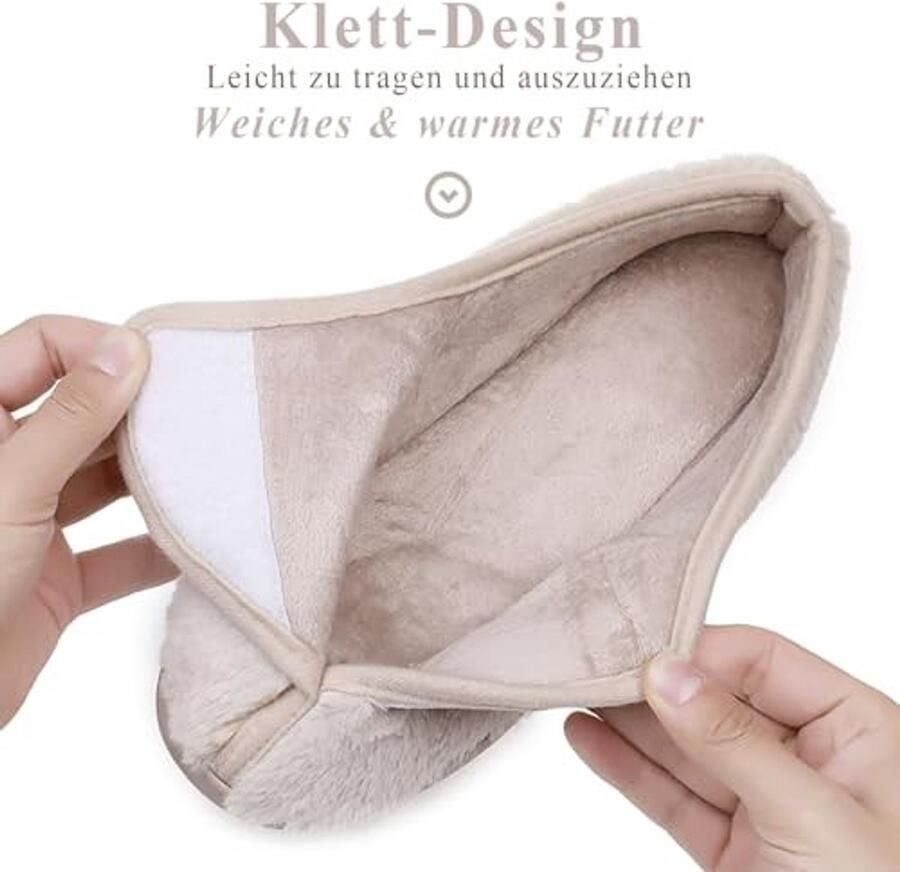 Dames Slippers met Geheugenfoam Aanpasbaar en Comfortabel Wit