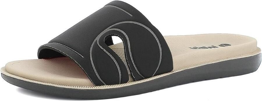 Dames Slippers Met Kleurrijk Dessin en Flexibele Dubbele Zool