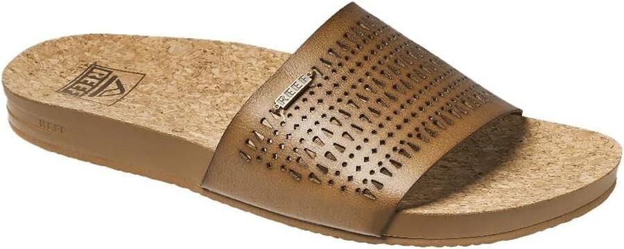 Dames Slippers met Kurken Voetbed en Veganistisch Leer