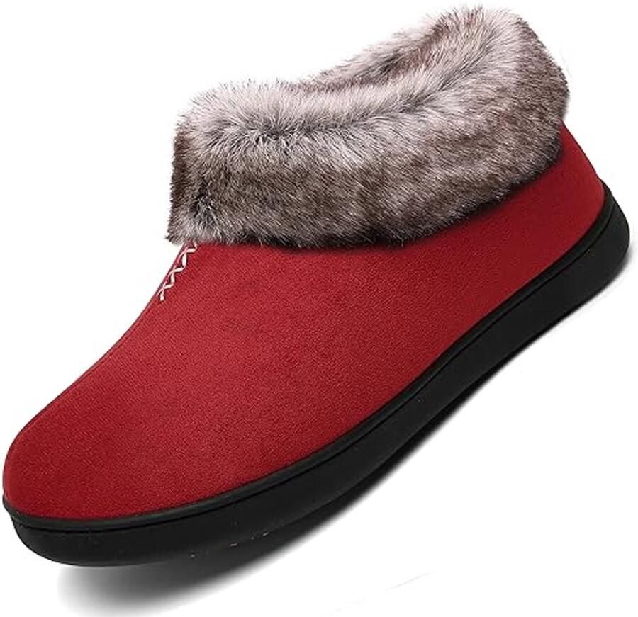 Dames Slippers met Pluche en Geheugenfoam voor de Winter