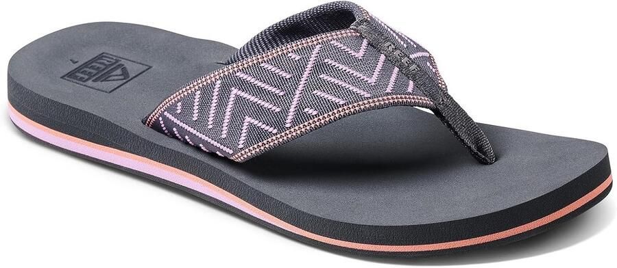 Dames Slippers met Zacht Geweven Band en Gedempt Voetbed Comfortabele Zomer Teenslippers