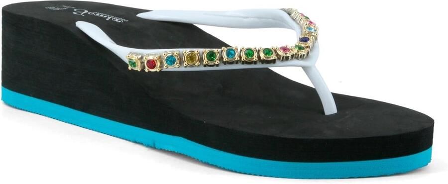 Dames Slippers Sandalen Wedge Zomerse Wandelingen Zachte EVA Zool Multicolor
