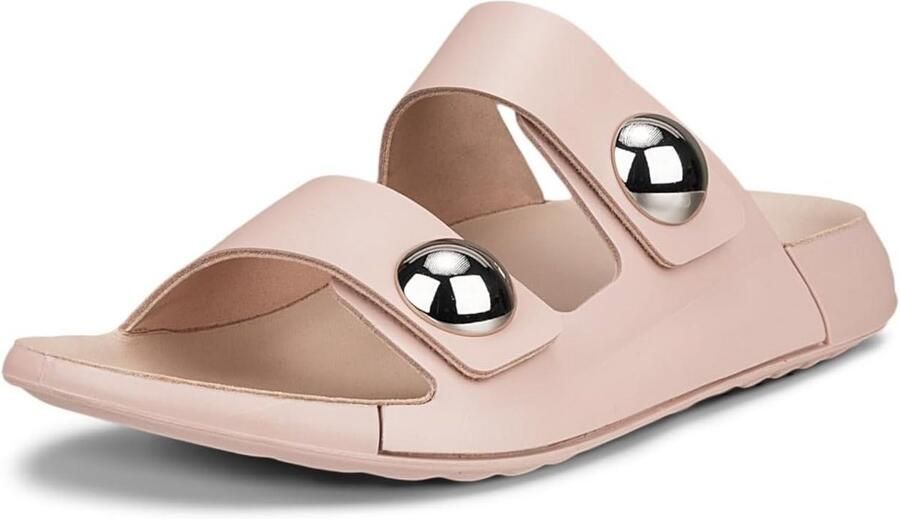 Dames Slippers Twee Bandjes Verstelbaar Comfortabel Leer