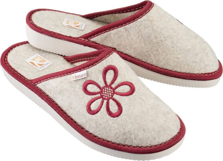 Dames Slippers van Vilt met Memory Foam voor Thuis