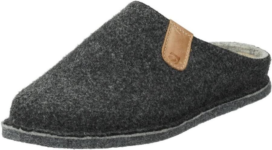 Dames Slippers van Zacht Vilt met Flexibele Voering en Antislip