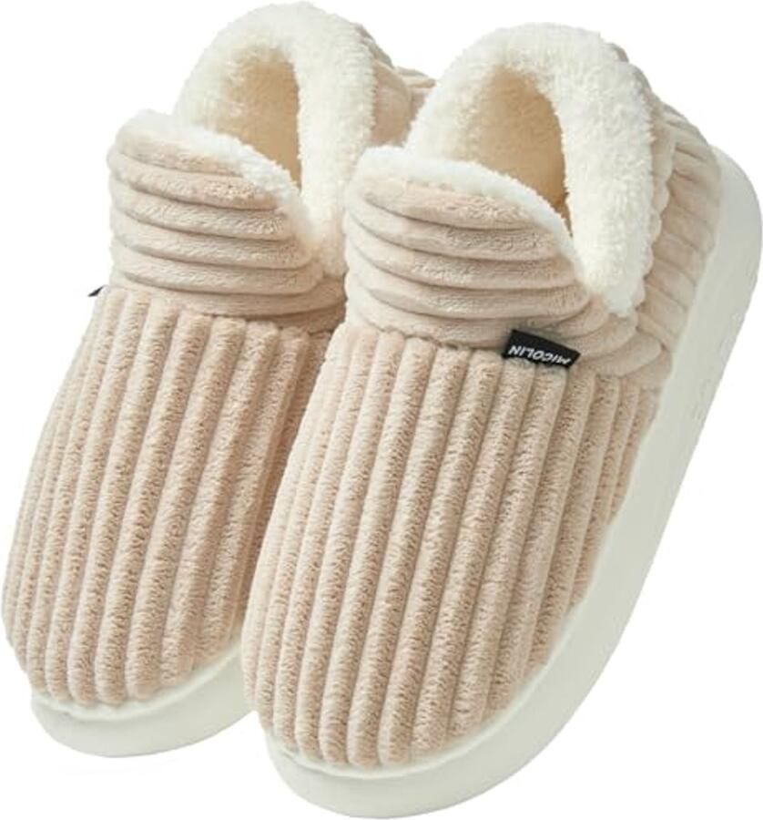 Dames Slippers Warm en Fuzzy Zachte en Lichtgewicht Pantoffels voor Binnen en Buiten