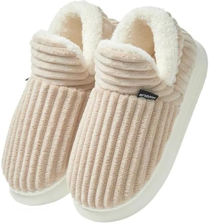 Dames Slippers Warm en Fuzzy Zachte en Lichtgewicht Pantoffels voor Binnen en Buiten