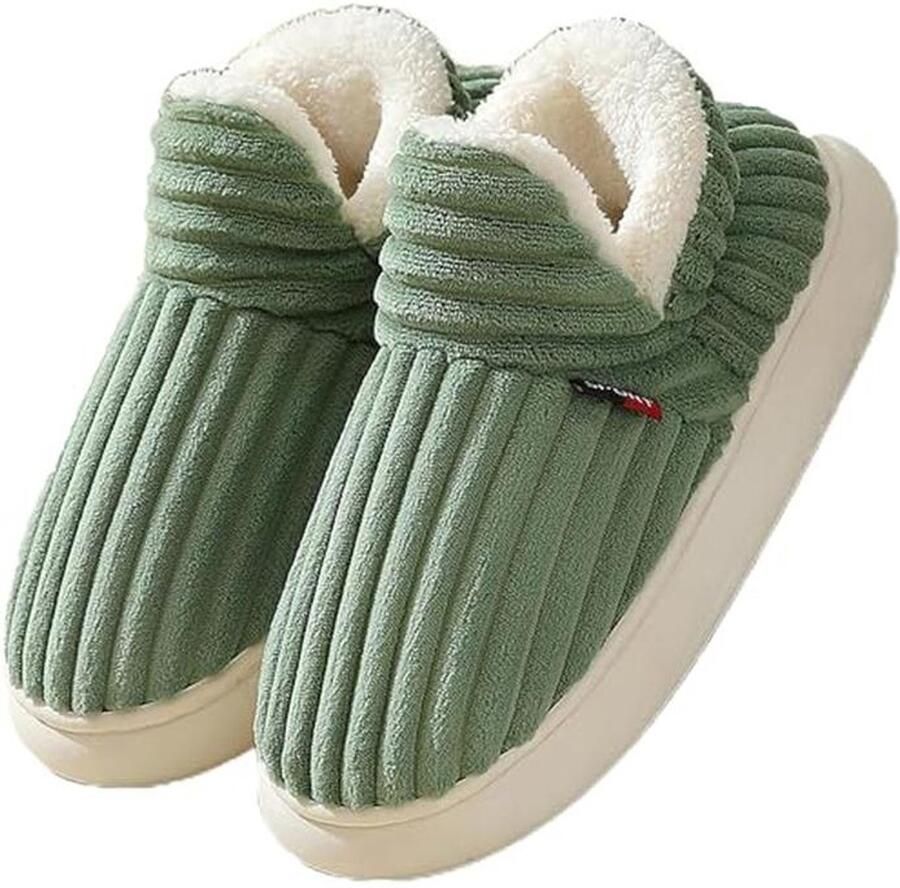 Dames Sloffen Warme Fuzzy Slippers voor Binnen en Buiten