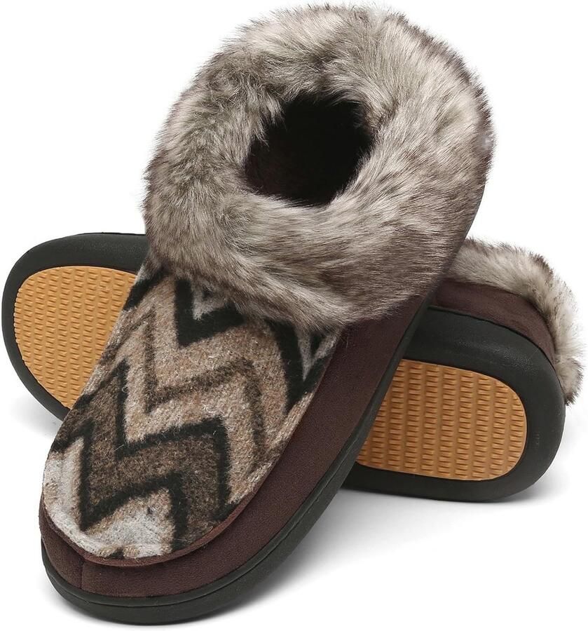 Dames Slippers Warme en Comfortabele Memory Foam Pantoffels Antislip Onderzijde