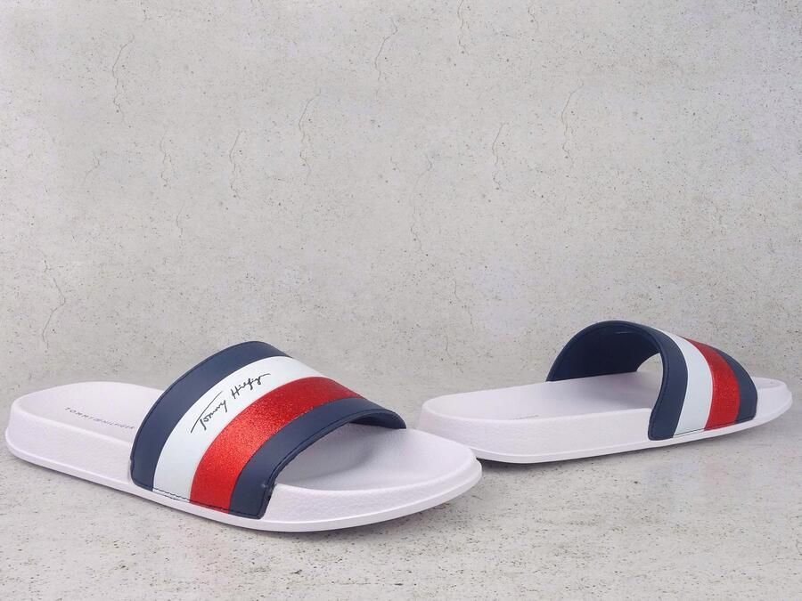 Slippers Wit Comfortabel & Sneldrogend voor Strand en Zwembad