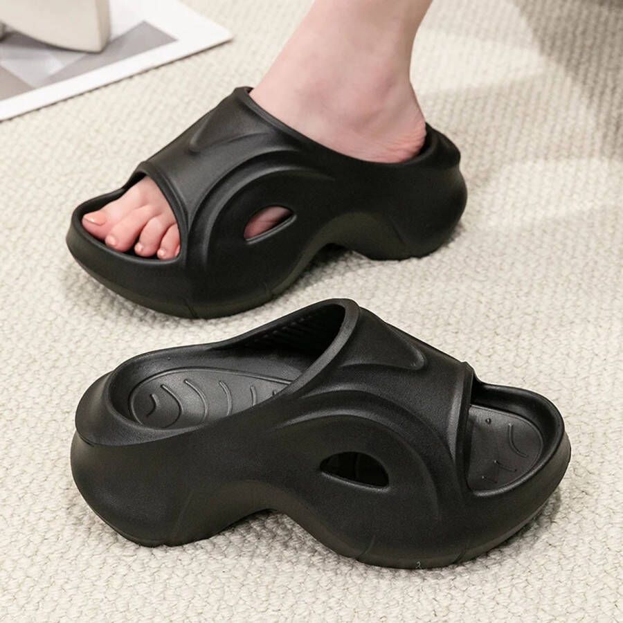 Dames Slippers Zomer Chunky Platform Sandalen met Sleehak Antislip EVA Zool Comfortabele Zomerschoenen