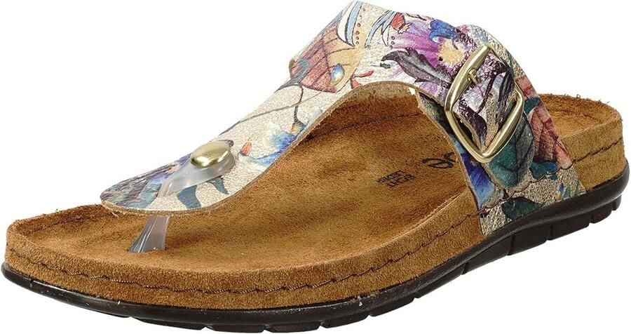 Dames Slippers Zomer Lederlook Comfortabel Voetbed Verstelbare Gespen