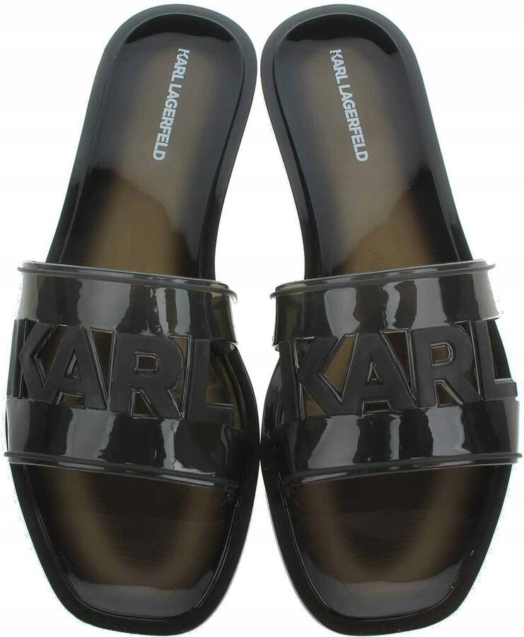 Dames Slippers Zwart Comfortabele Synthetische Leren