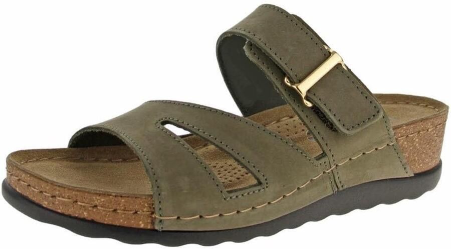 Dames Slof Comfortabele Pantoffel Binnenhuis Comfort Verstelbare Gesp