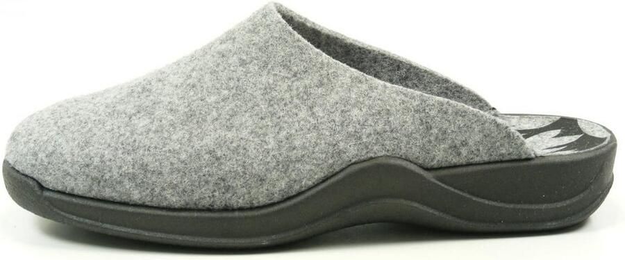 Dames Slof Grijze Clogs Comfortabel Binnenhuis