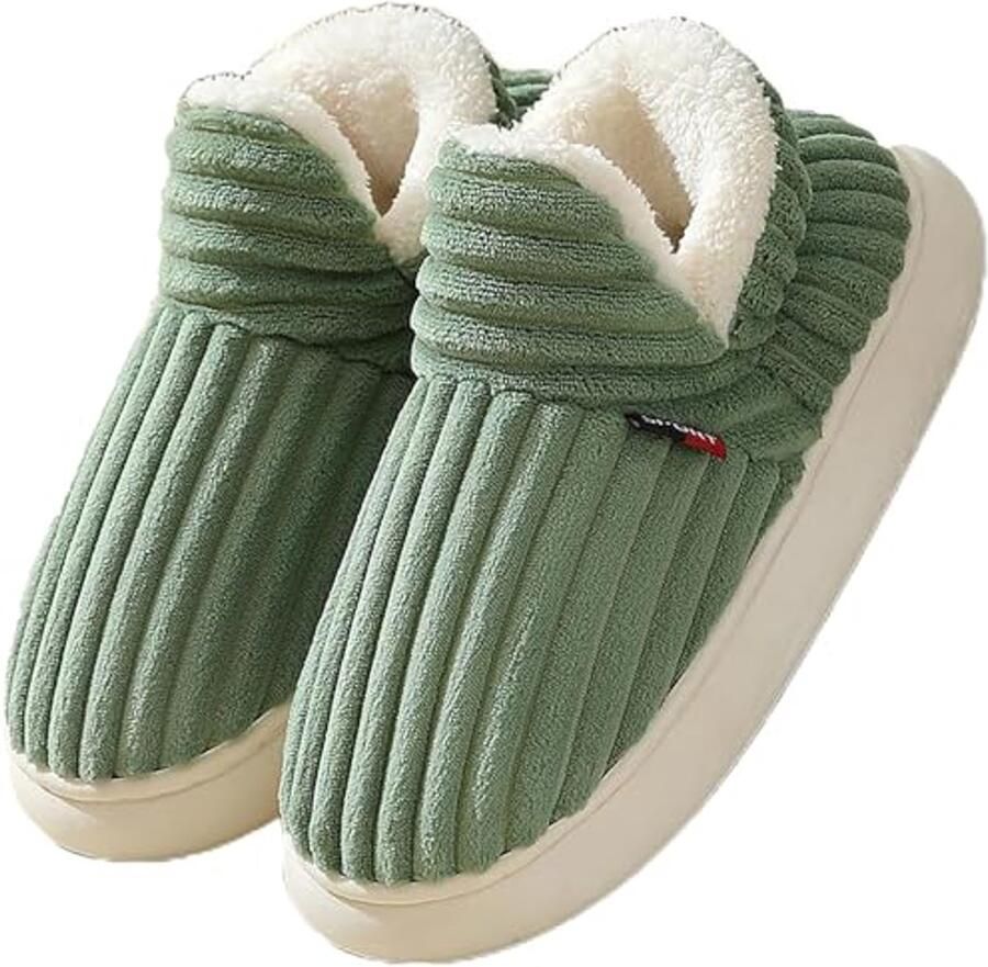 Dames Sloffen Warme Fuzzy Slippers voor Binnen en Buiten