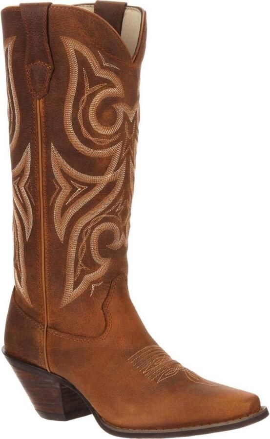 Lange Westernlaarzen Dames 13 Inch Hoge Schacht en Comfortabele Pasvorm