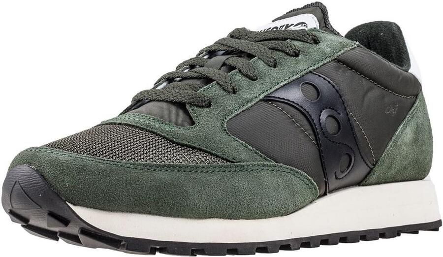 Dames sneaker laag in grijs en oranje met vetersluiting