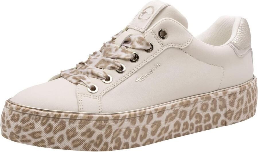 Dames lage sneakers veganistisch lichtgewicht met plateauzool