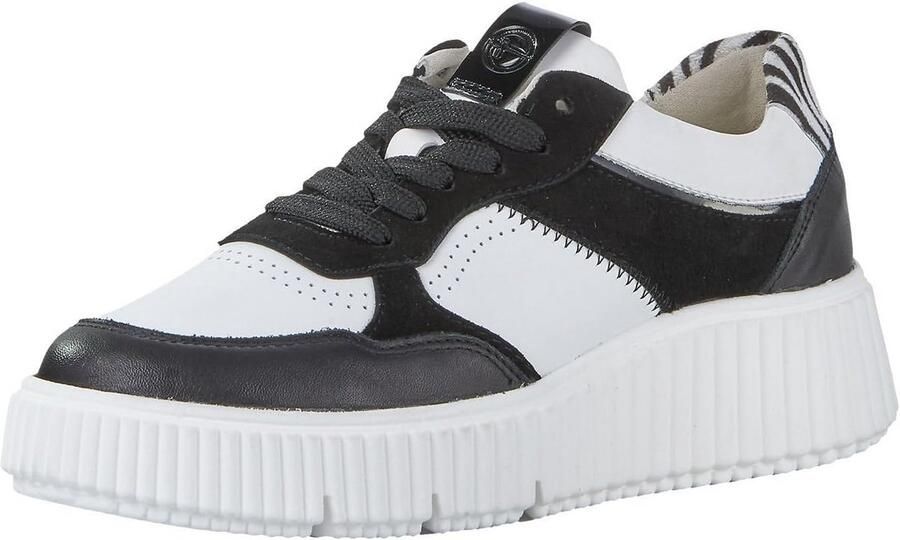 Dames Sneaker met Leer en Touch-It Technologie