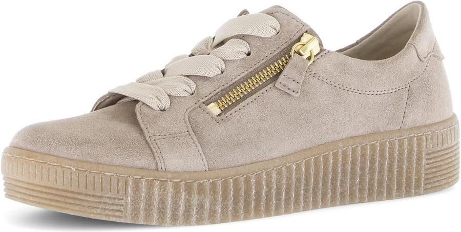 Dames Sneaker met Rits en Veters Comfortabel & Flexibel