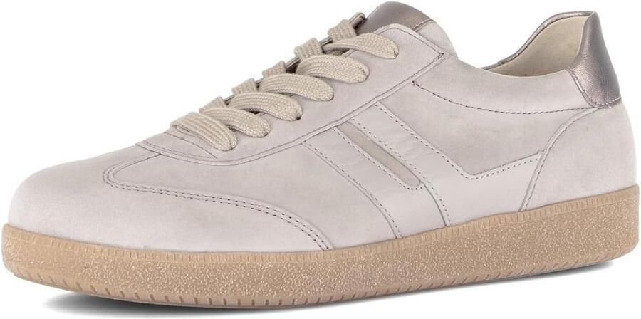 Dames Sneakers met Uitneembaar Voetbed Comfortabele Leren Sportschoen