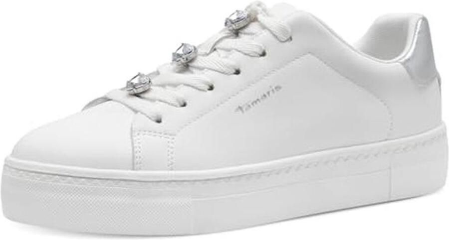 Dames Sneaker met Veel Wit Oppervlak