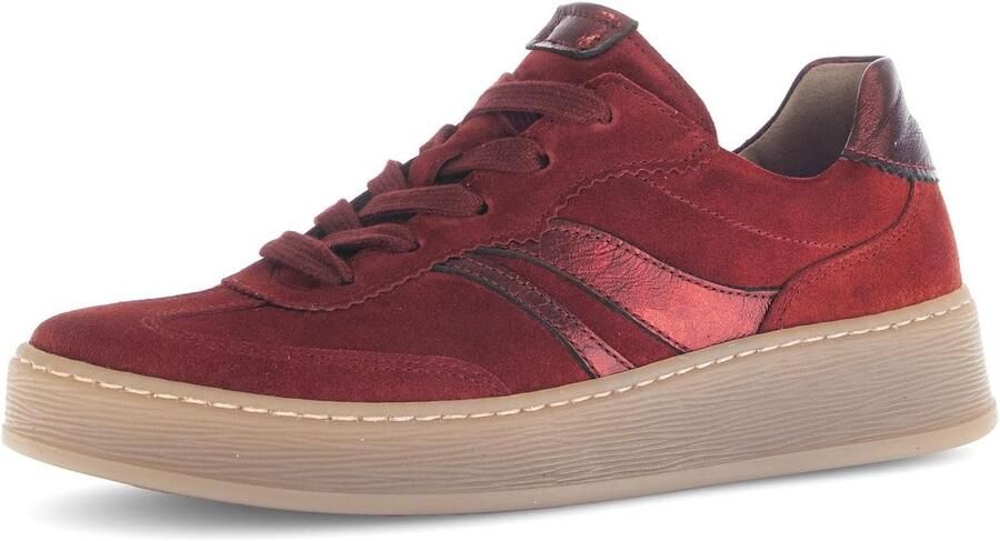 Dames Sneaker Retro Stijl met Warme Wolaccenten en Flexibele Zool