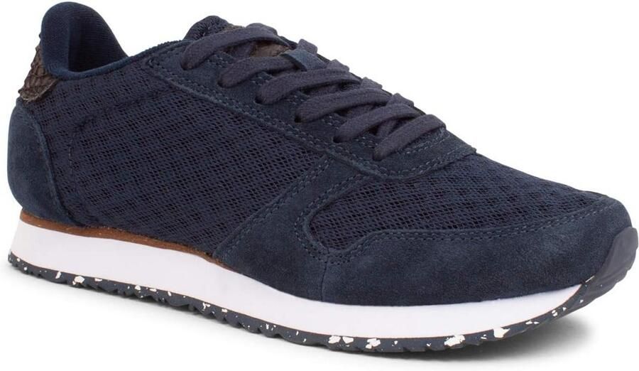 Dames Sneaker Suède en Mesh Ademend en Comfortabel