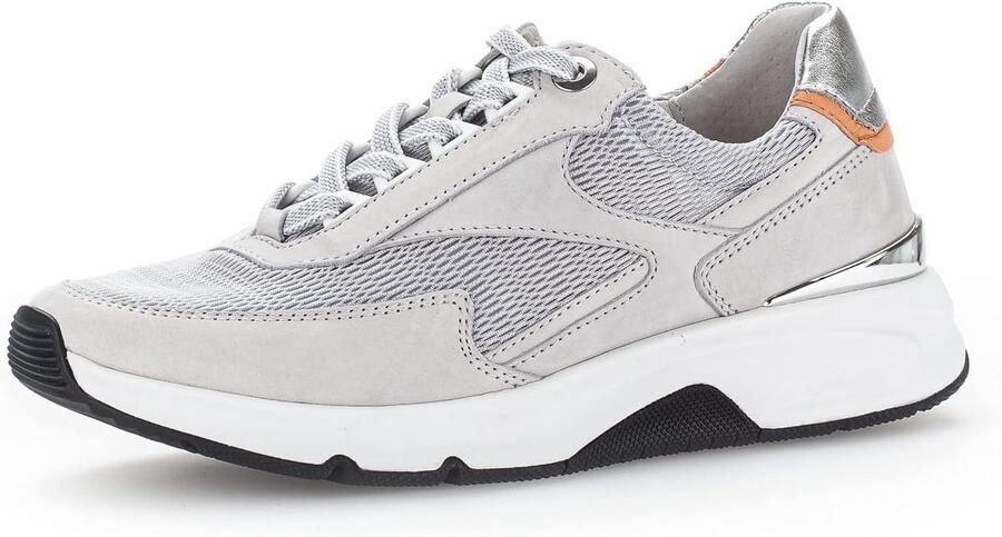 Dames Sneaker van Nubuck Leer met Flexibele Rolzool