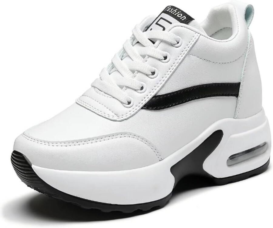 Dames Sneaker Wedges Comfortabele Sportieve Suède Gymschoenen Mode