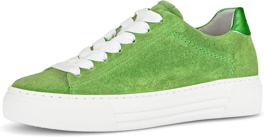 Witte Leren Sneakers voor Dames Comfortabele Zomersneaker met Uitneembaar Voetbed