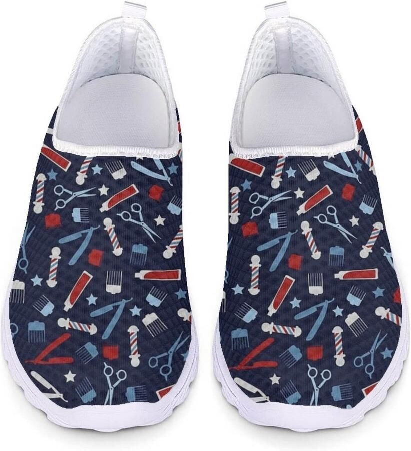 Dames Sneakers Ademend Mesh Slip-On Flats Lichte Wandelschoenen