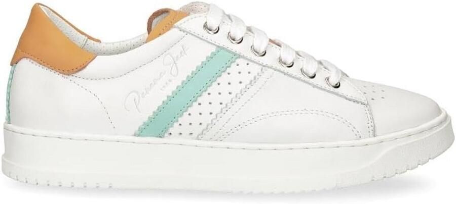 Dames Sneakers Beige Suède Vetersluiting