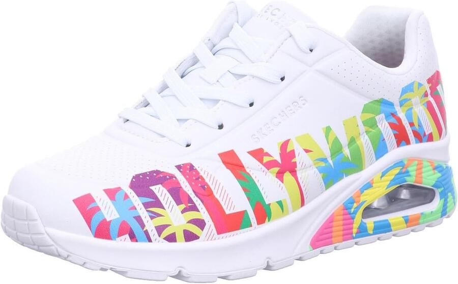Dames Sneakers Casual Schoenen Dagelijks Gebruik Air Cooled Memory Foam Wit Multicolor