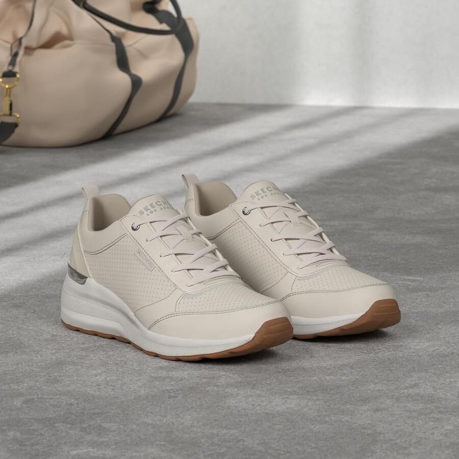 Dames Sneakers Casual Schoenen Dagelijks Gebruik Subtiele Stippen 33.5 x 20.6 x Taupe