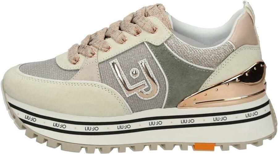 Dames Sneakers Chunky Platform Lichtbruin