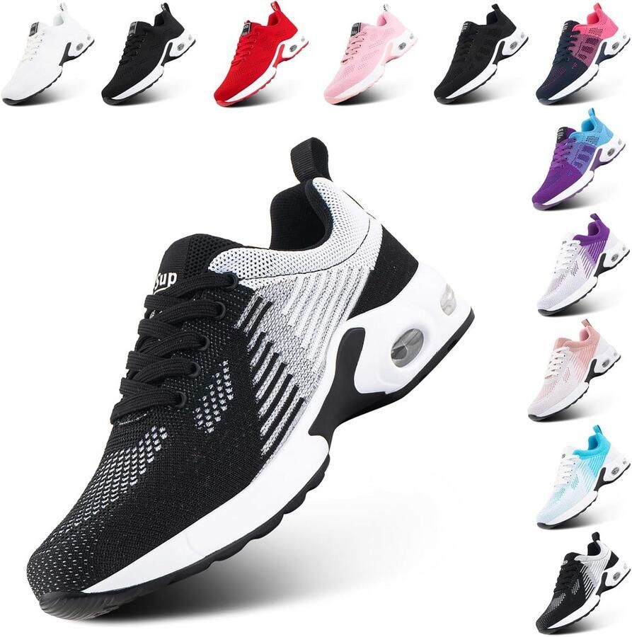 Dames Sneakers & Hardloopschoenen Zwart Lichtgewicht Sport- en Fitnessschoenen