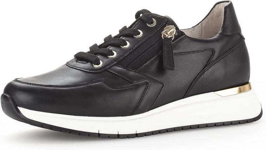 Dames Sneakers Extra Breed (H) Comfortabele Lage Schoenen met Uitneembaar Voetbed