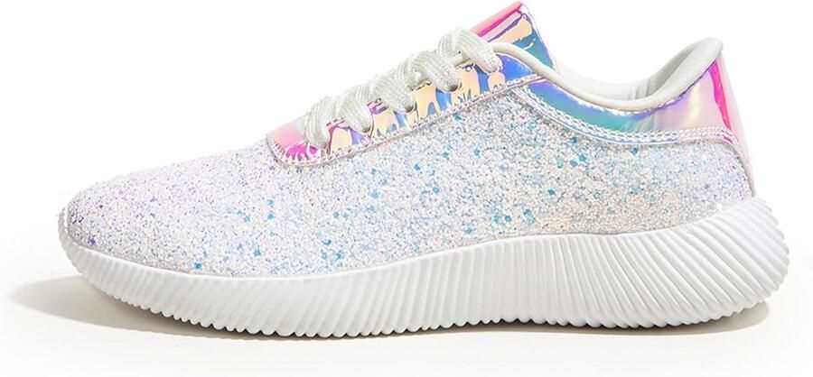 Dames Sneakers Feest Schoenen Avond Gelegenheden Lichtgewicht Design Glitter Strass Metallic