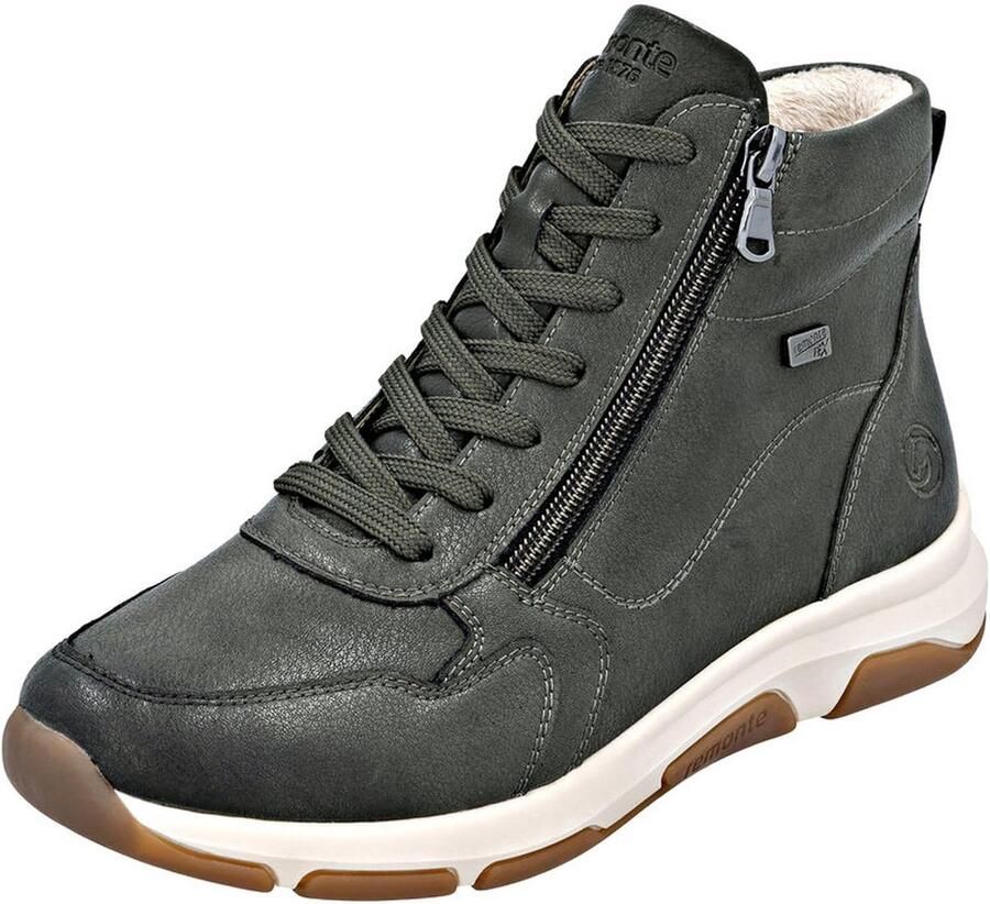 Dames Sneakers Hoge Instap Comfortabele Leren Laarsjes