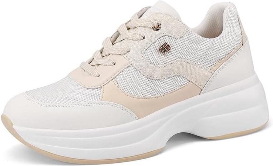 Dames Sneakers Hoog Model Elegante Comfortabele Sportschoenen