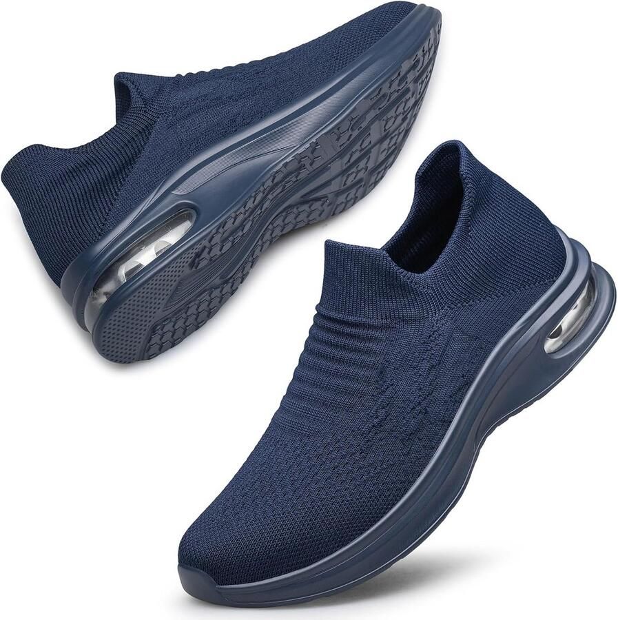 Dames Sneakers Instapper Met Luchtcomfort en Mesh Ademend Lichtgewicht Sportschoenen