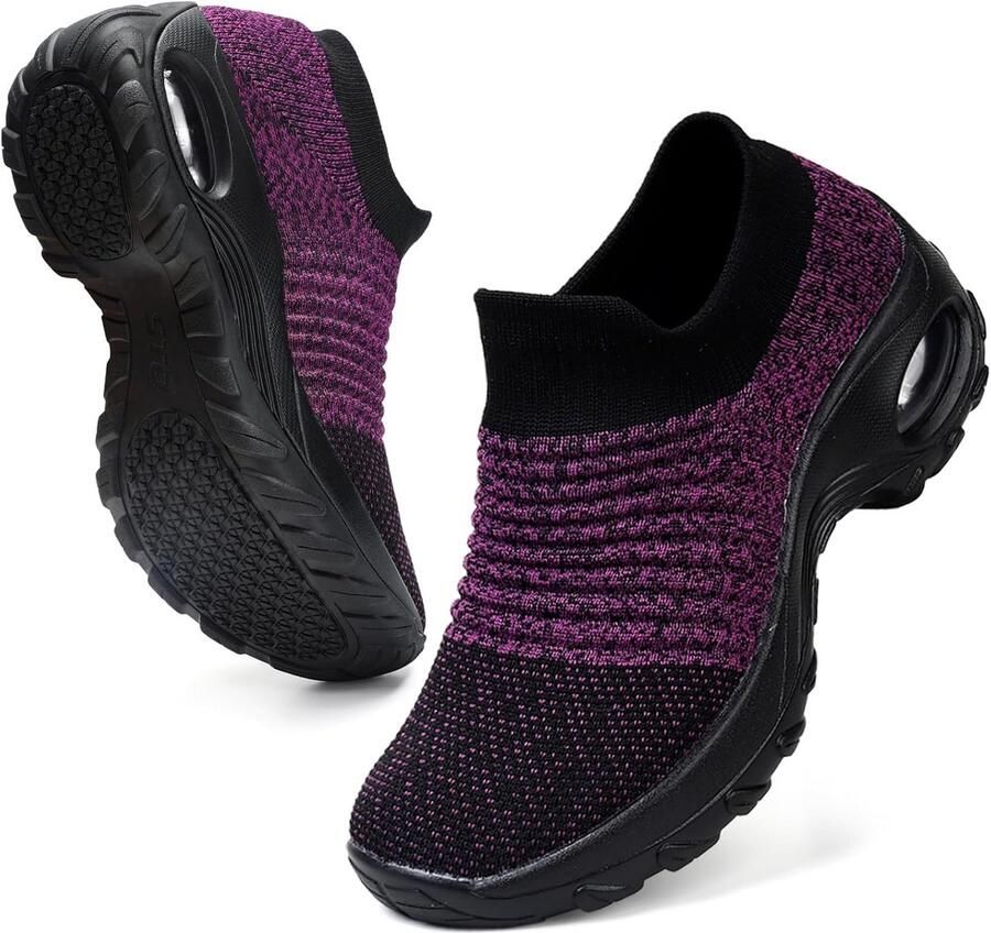 Dames Sneakers Instappers Lichtgewicht Orthopedische Loafers voor Dagelijks Comfort