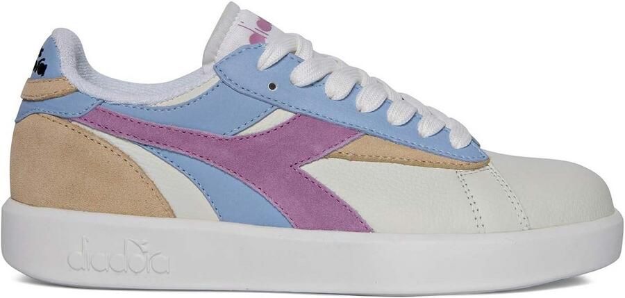 Dames Sneakers Laag Kleurrijk Leer Comfortabele Sportieve Casual Schoenen