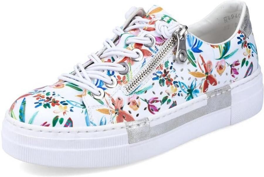 Dames Sneakers Laag Lichtgewicht Comfort Casual Instapper met Bloemenprint
