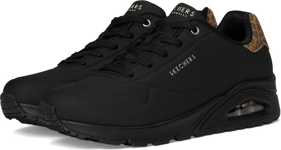 Dames Sneakers Lage Schoenen Casual Gebruik Leopard Print Wit - Foto 1